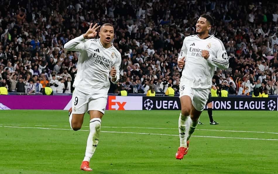 Comparado a Cristiano Ronaldo, Mbappé supera astro em marca pelo Real Madrid na Champions League
