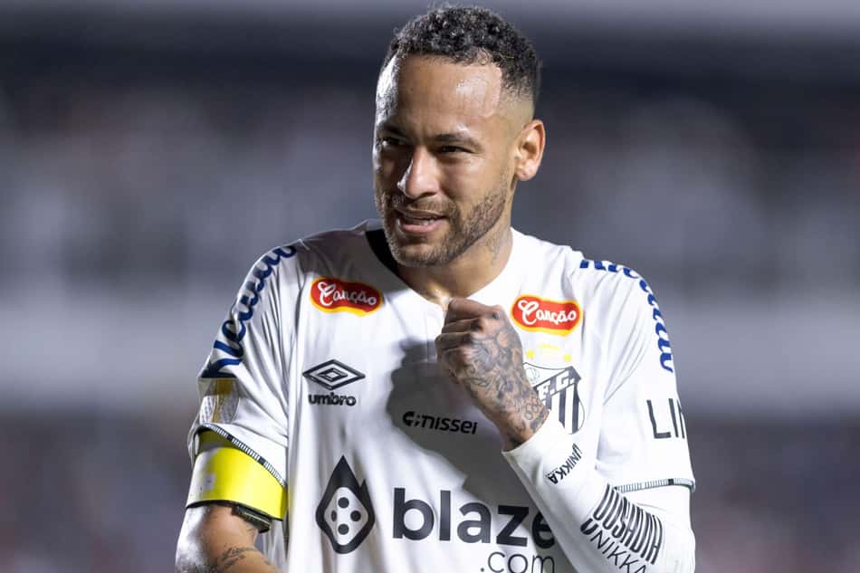 SP – SANTOS – 02/05/2025 – PAULISTA 2025, SANTOS x BOTAFOGO-SP – Neymar Jr. player for Santos during the match against Botafogo-SP at the Vila Belmiro stadium for the 2025 Paulista championship. Photo: Ettore Chiereguini/AGIF (via AP)