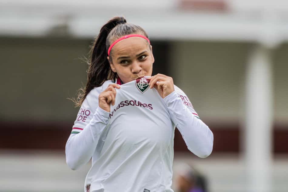 Letícia Moreno, hoje do Cruzeiro, quando atuava pelo Fluminense