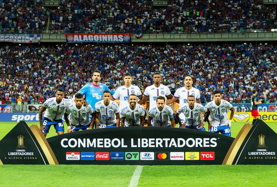 Time do Bahia tira foto antes de duelo decisivo pela Libertadores, contra o Boston River Foto: Letícia Martins/EC Bahia