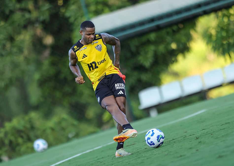 Atacante Júnior Santos, do Atlético-MG (Foto: Paulo Henrique França/Atlético-MG)