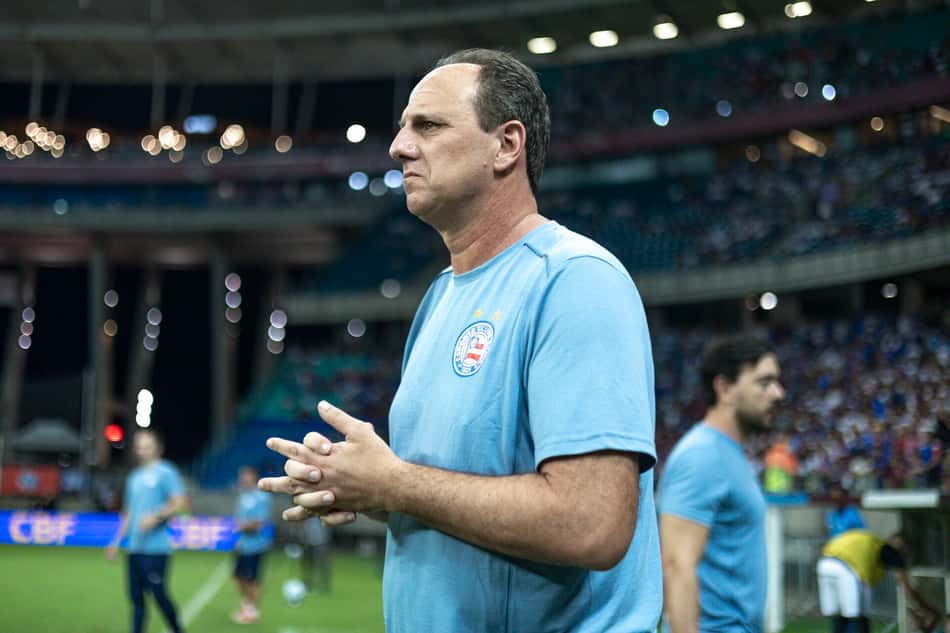 Rogério Ceni em campo na Arena Fonte Nova Foto: Rafael Rodrigues/EC Bahia