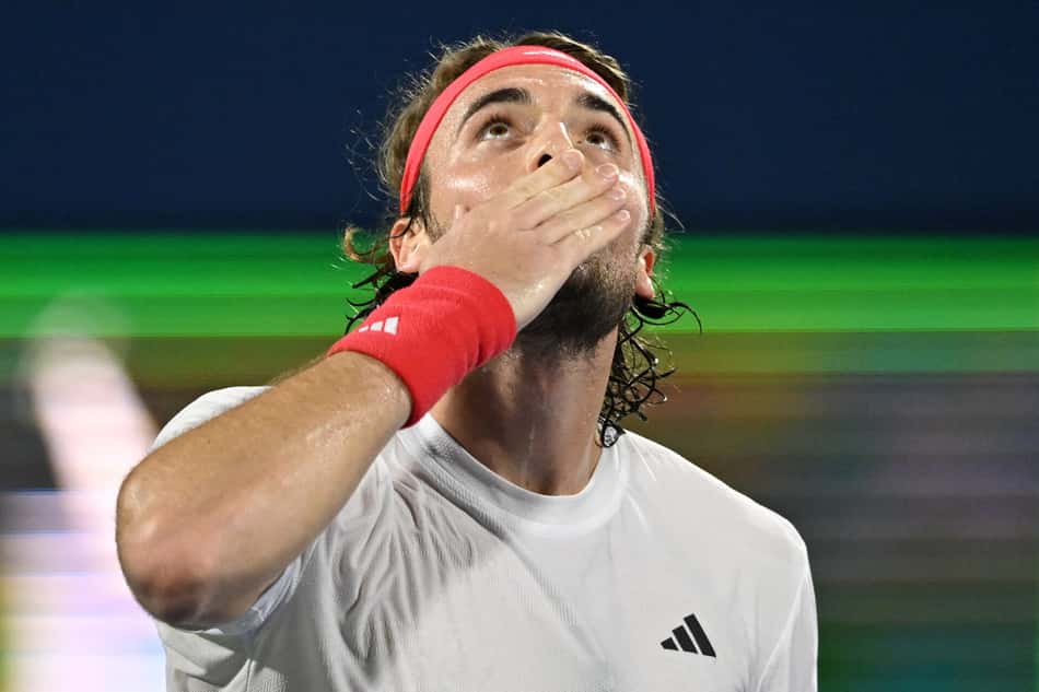 TENNIS-ATP-UAE-FINAL Tsitsipas