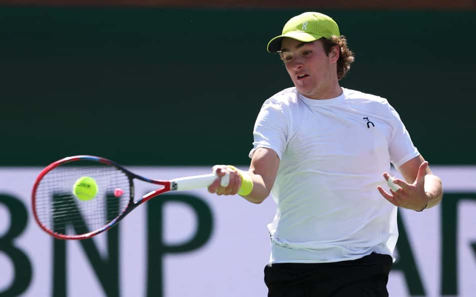 João Fonseca é superado por Jack Draper e é eliminado de Indian Wells
