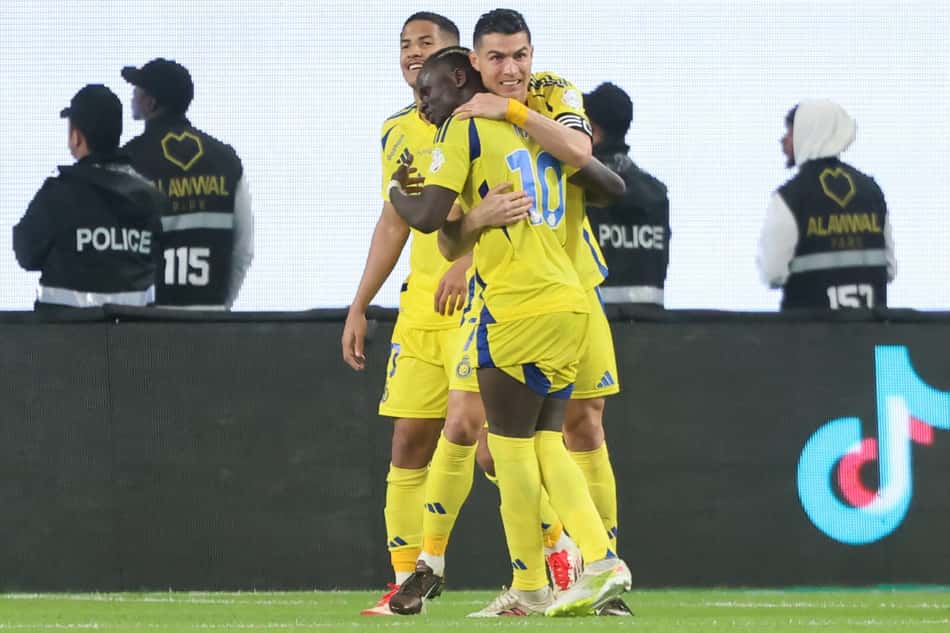 Jogos de hoje: o Al-Nassr de Cristiano Ronaldo joga contra o Al Kholood pelo Campeonato Saudita (Foto: Fayez NURELDINE/AFP)