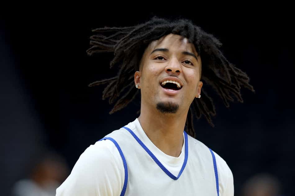 PJ Haggerty é um dos principais destaques da NCAA e pode ser selecionado em uma escolha alta do Draft da NBA de 2025 (Foto: Steph Chambers / GETTY IMAGES NORTH AMERICA / Getty Images via AFP)