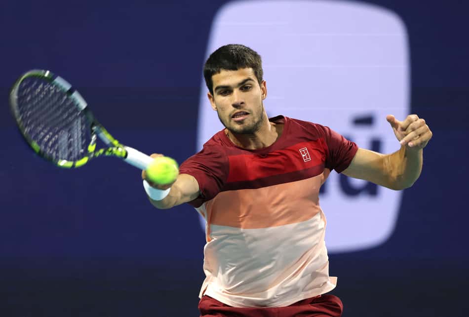 Miami Open Presented by Itau 2025 – Day 4 Carlos Alcaraz