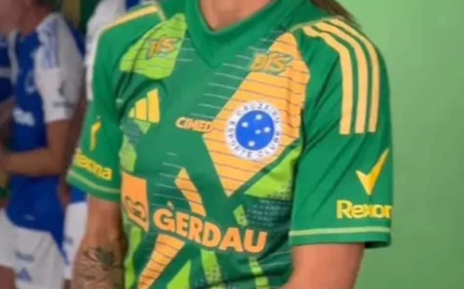Cruzeiro: divulgada nova imagem do uniforme de goleiro