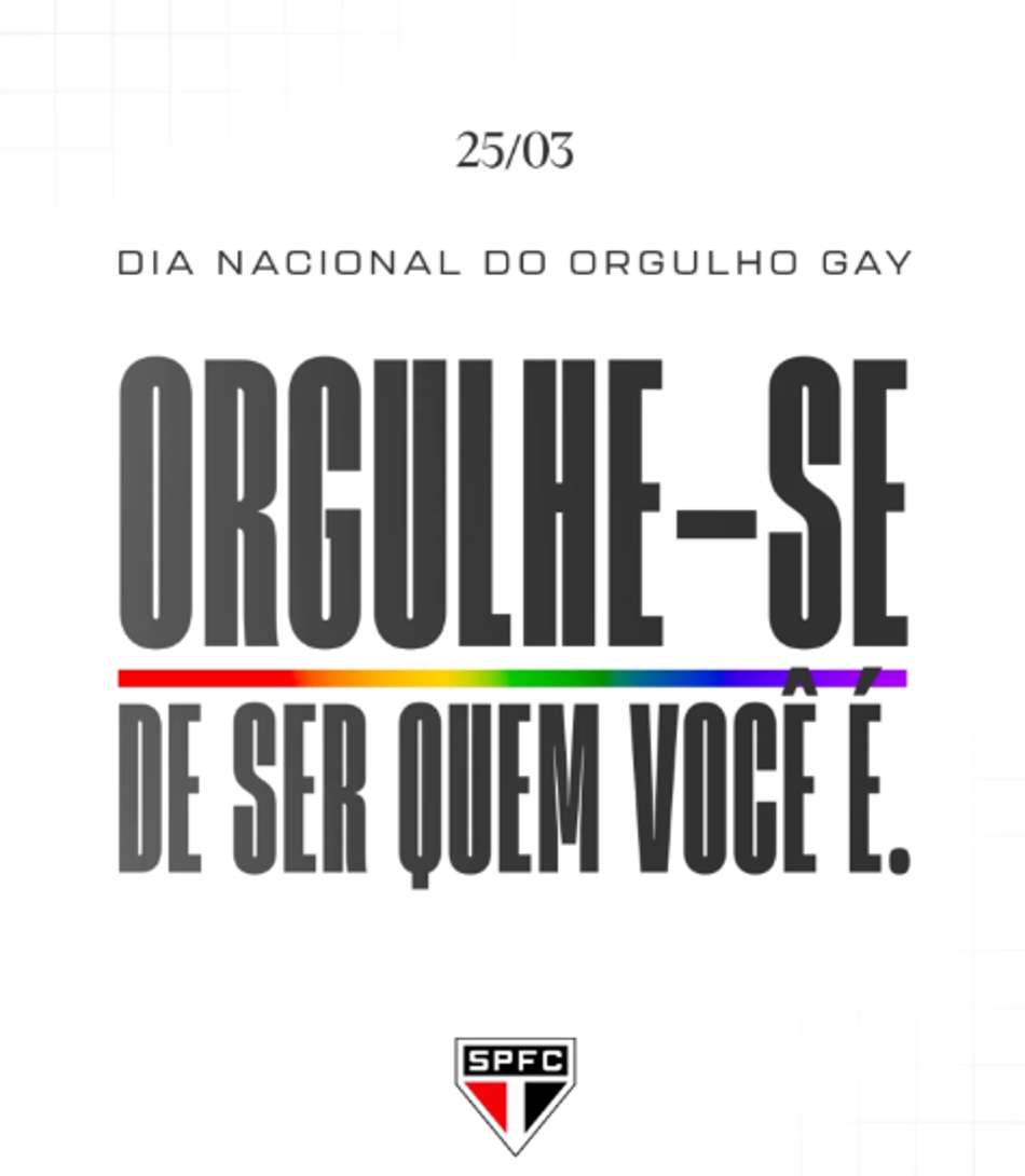 Campanha Orgulho Gay SPFC