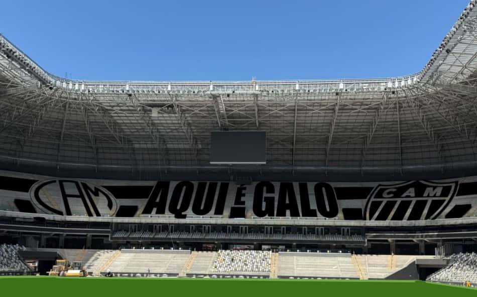Torcida do Atlético-MG escolhe pintura para Arena MRV