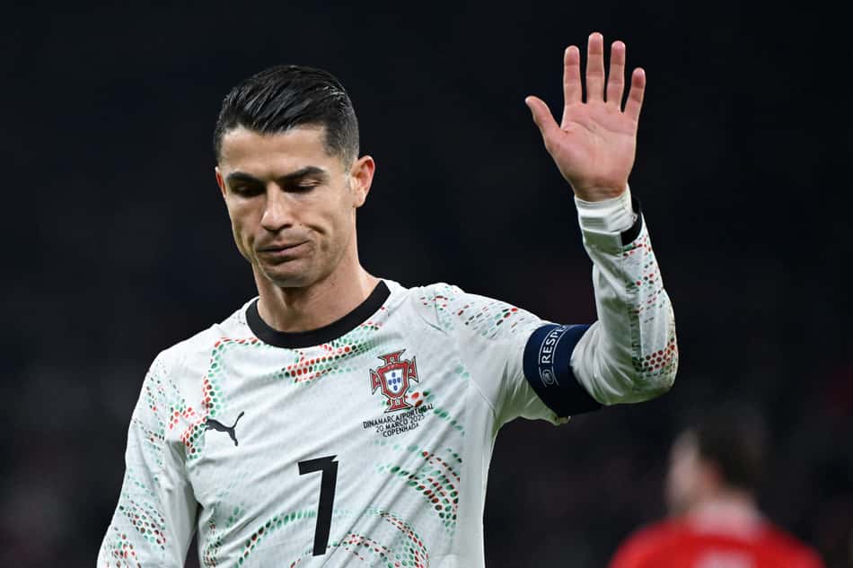 Cristiano Ronaldo teve atuação apagada por Portugal contra a Dinamarca, pela Liga das Nações