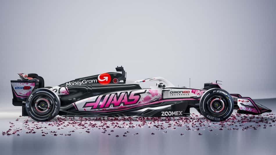 GP do Japão-Haas-pintura