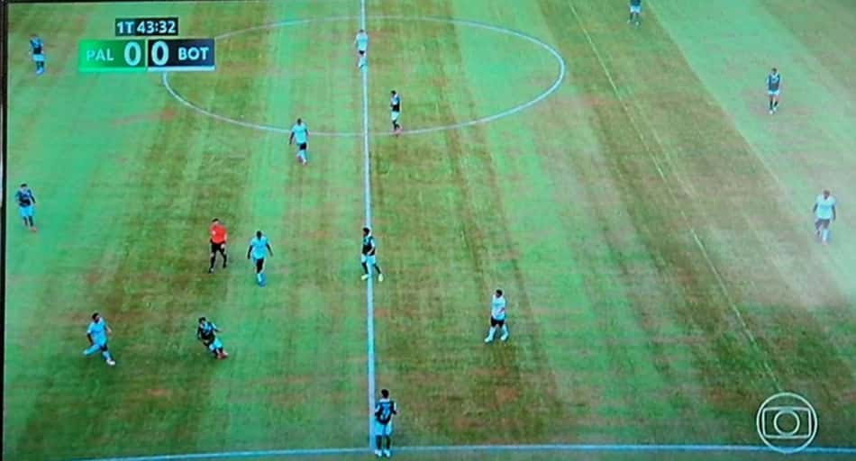 Gramado Allianz Parque. (Foto: Reprodução/TV Globo)