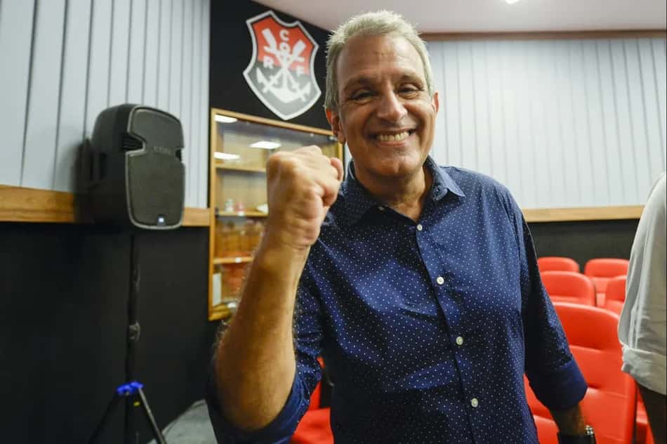 Luiz Eduardo Baptista, o BAP, presidente do Flamengo (Foto: Marcelo Cortes/CRF)