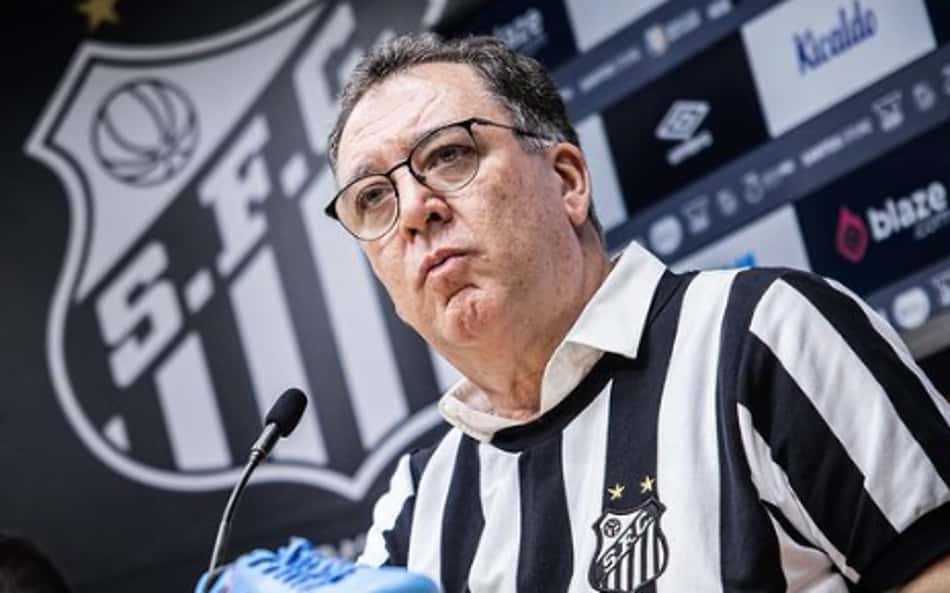 Presidente do Santos detona time após derrota: 'Não podem tomar esses gols infantis'