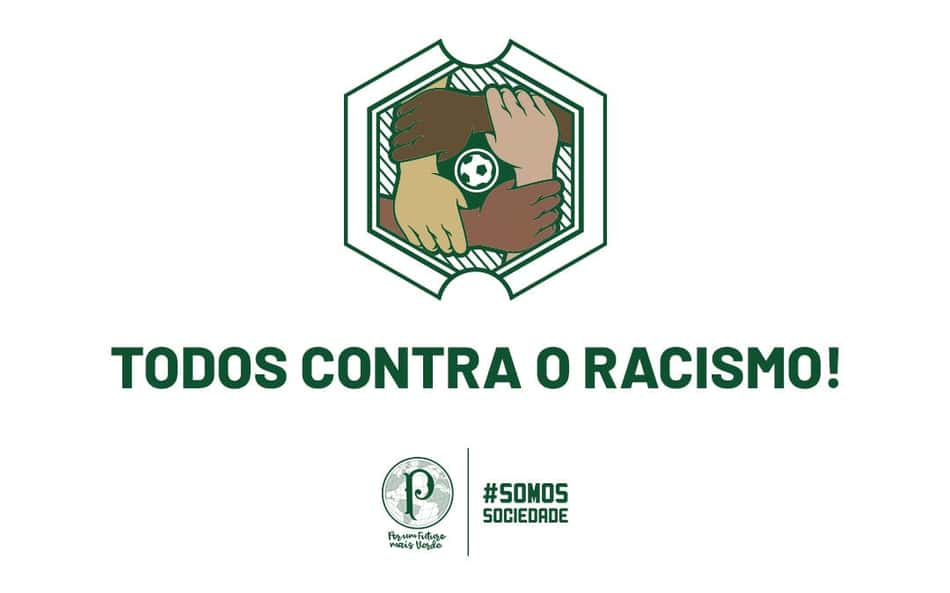 Palmeiras e São Paulo organizam campanhas antirracistas para semifinal do Paulistão