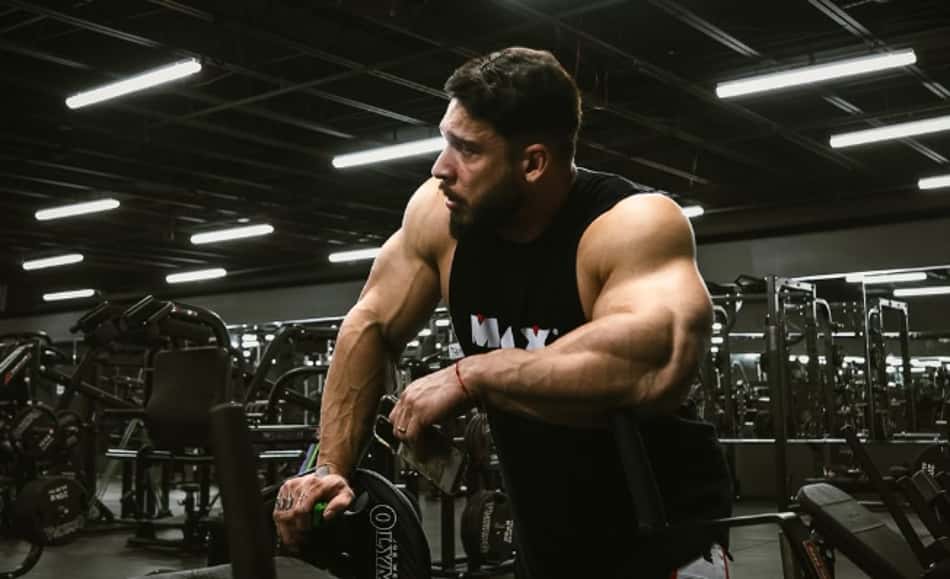 Ramon Dino em preparação para o Mr Olympia