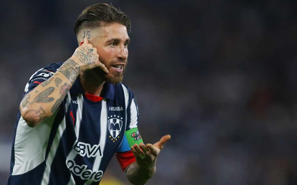 Sergio Ramos marca seu primeiro gol pelo Monterrey em goleada; veja