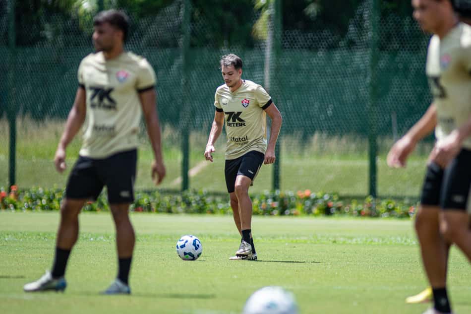 Vitória em preparação para estreia no Brasileiro Foto: Victor Ferreira / EC Vitória