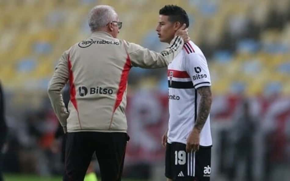 James Rodríguez e Dorival se reencontram novamente após polêmica no São Paulo