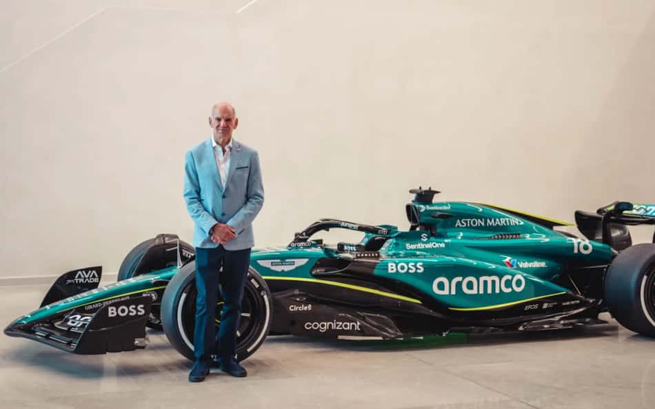 F1: renomado projetista, Adrian Newey tem primeiro dia em nova equipe