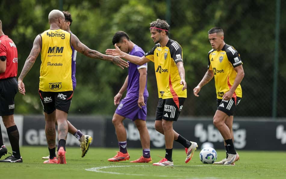 Em jogo treino, Atlético-MG goleia equipe sub-20 do Coimbra Porto