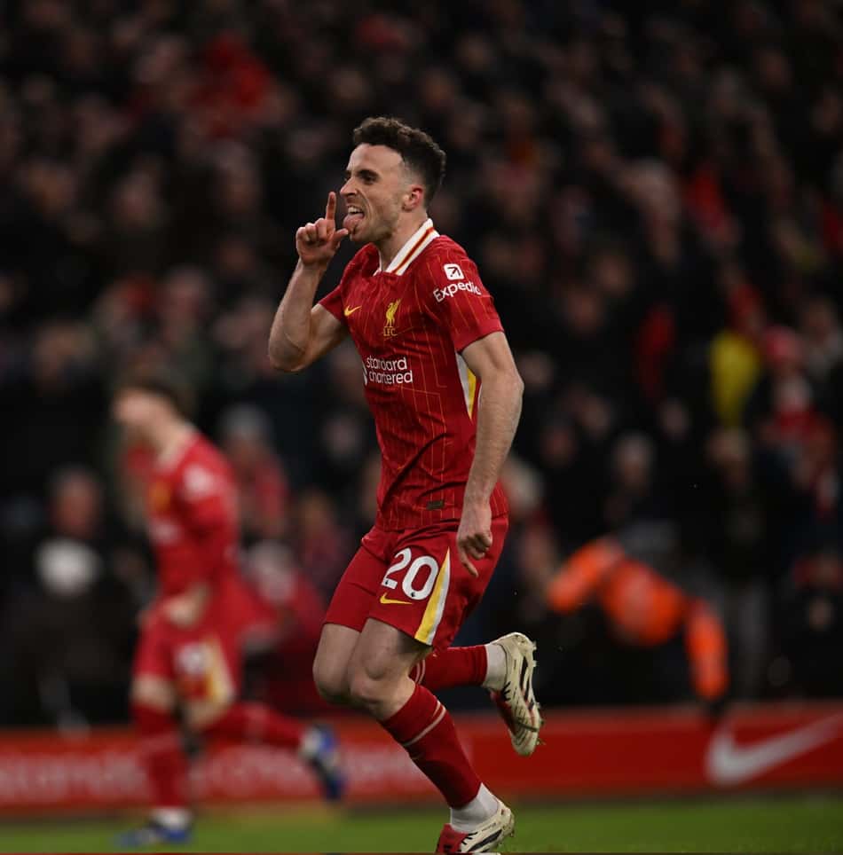 Diogo Jota pode ser utilizado pelo Liverpool para contratar jogador da Seleção Brasileira