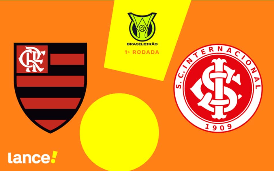 Flamengo x Internacional: onde assistir, horário e escalações do jogo pelo Brasileirão
