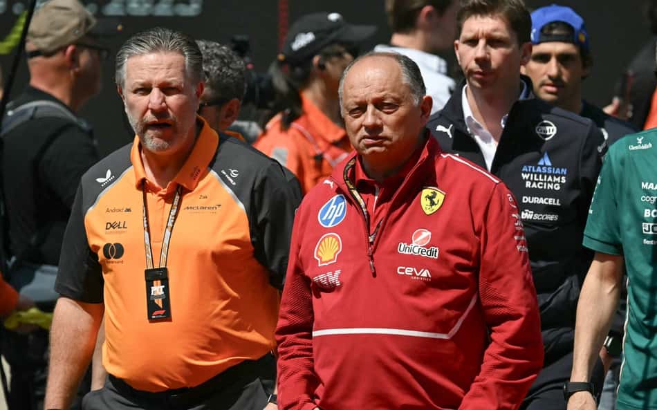 Ferrari pede 'calma' com favoritismo da McLaren na F1 2025: 'Não acabou'
