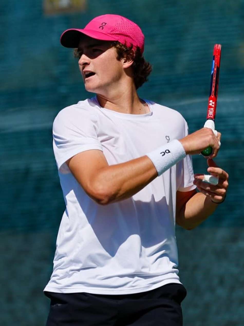 João Fonseca durante treino (Divulgação: Challenger de Phoenix)