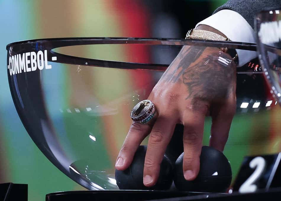 Sorteio da Libertadores (Foto: divulgação Conmebol)