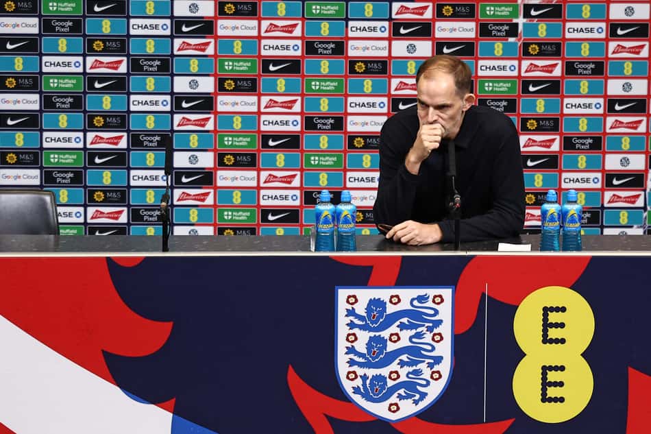 Thomas Tuchel, treinador da Inglaterra em entrevista coletiva