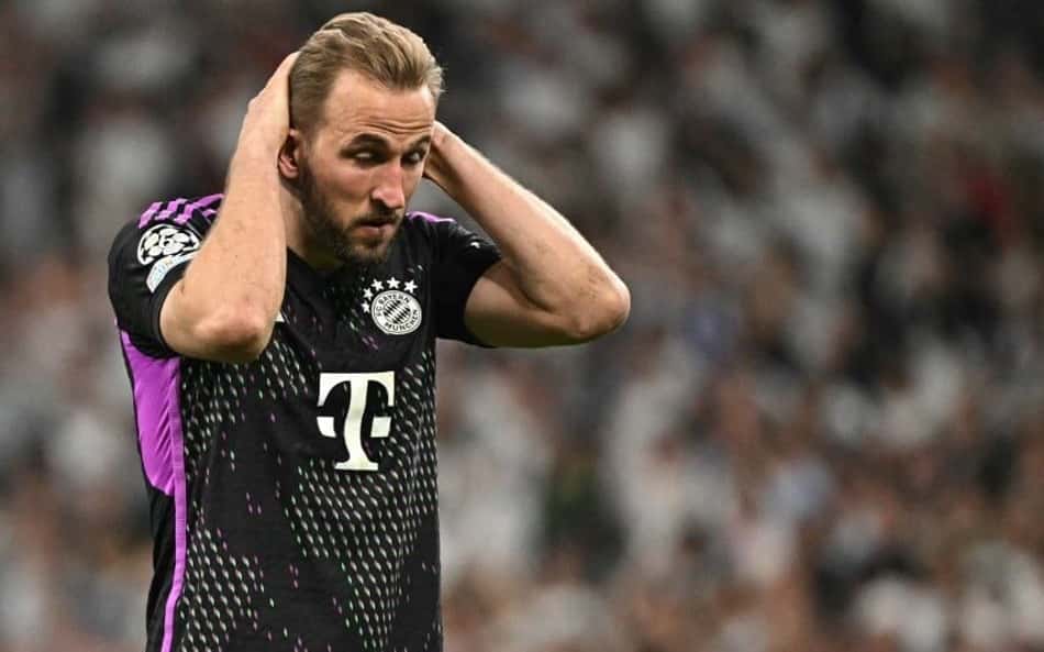 Prestes a encerrar o jejum de títulos, Harry Kane ficará de fora de possível jogo do título