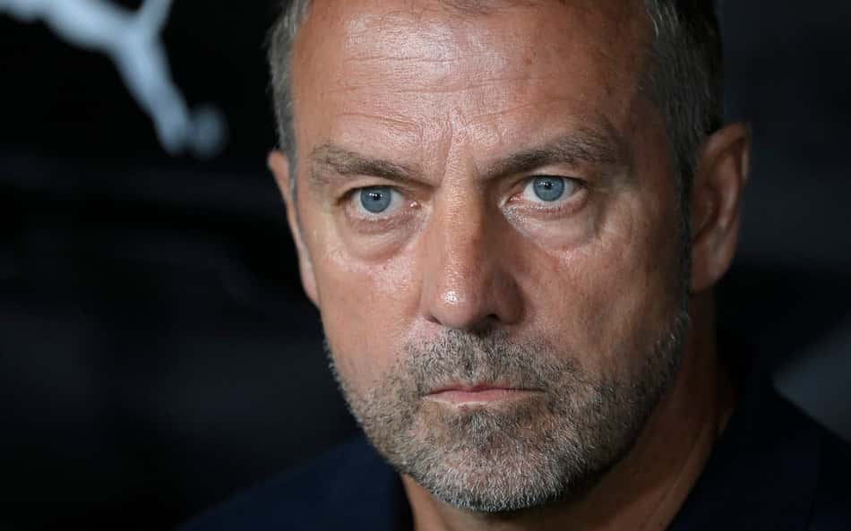 Hansi Flick, treinador do Barcelona (Foto: Jose Jordan/AFP)