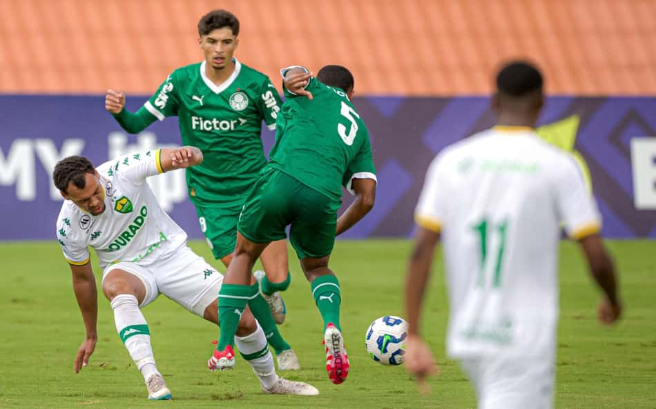 Palmeiras reage e arranca empate heróico contra o Cuiabá pelo Brasileirão Sub-20