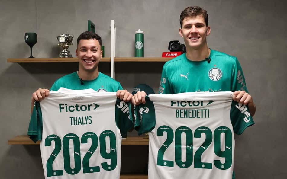 Palmeiras renova contrato de destaques da base até 2029