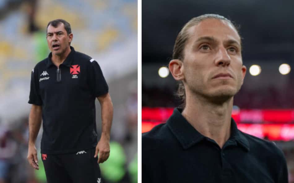 Fábio Carille e Filipe Luís