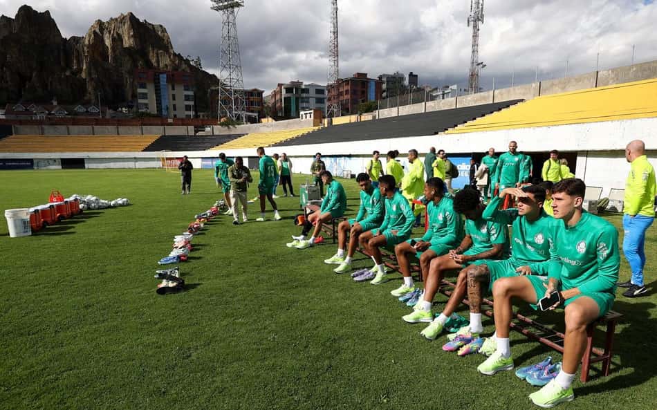 Palmeiras realiza adaptação à altitude e finaliza preparação para jogo contra o Bolívar