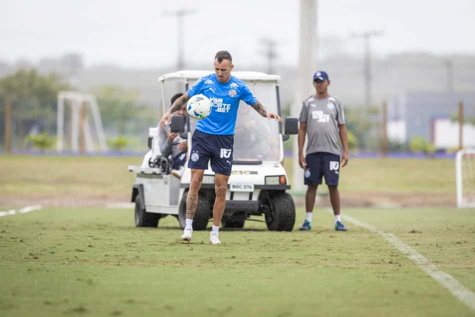 Iago Borduchi em treino do Bahia Foto: Rafael Rodrigues / EC Bahia