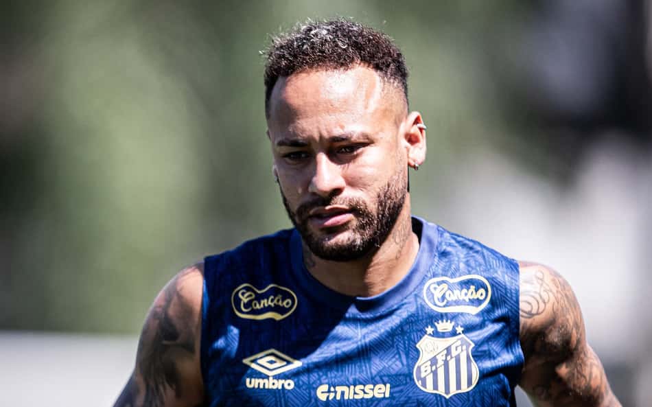 Neymar e Soteldo desfalcam treino do Santos nesta quarta-feira