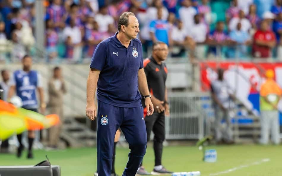Assista na íntegra a coletiva de Rogério Ceni, técnico do Bahia