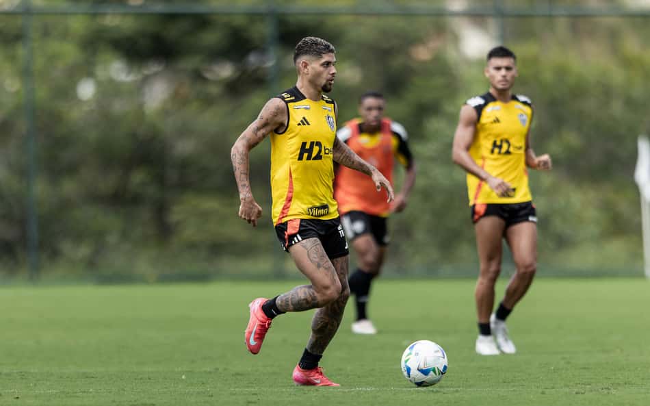 Escalação do Atlético-MG: Galo tem mudança no meio de campo para jogo da 'Sula'