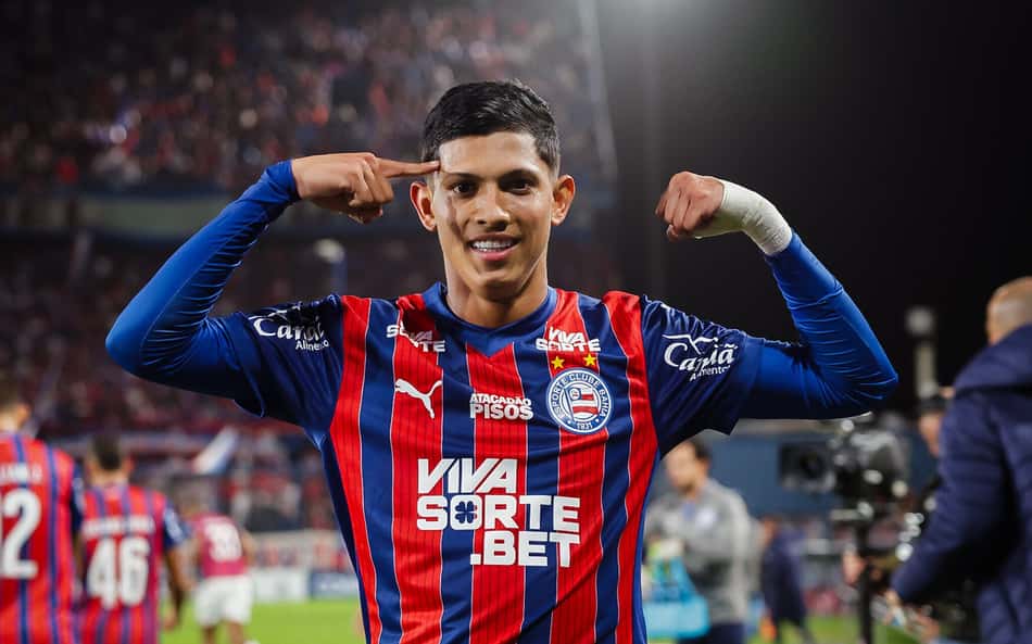 Bahia vence o Nacional pela Libertadores com golaço de Erick Pulga