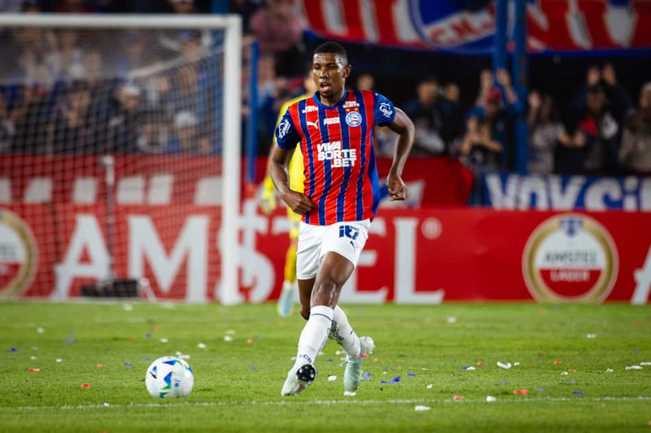 Kanu em ação contra o Nacional, pela Libertadores Foto: Letícia Martins / EC Bahia