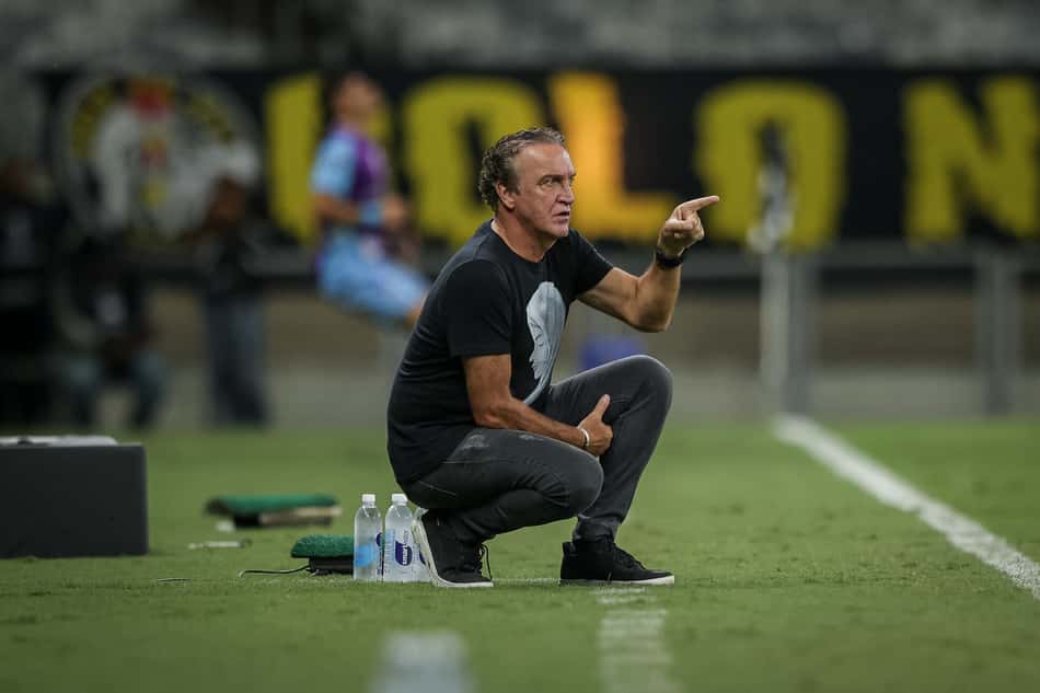 Cuca em jogo do Atlético-MG (Foto: Pedro Souza / Atlético)
