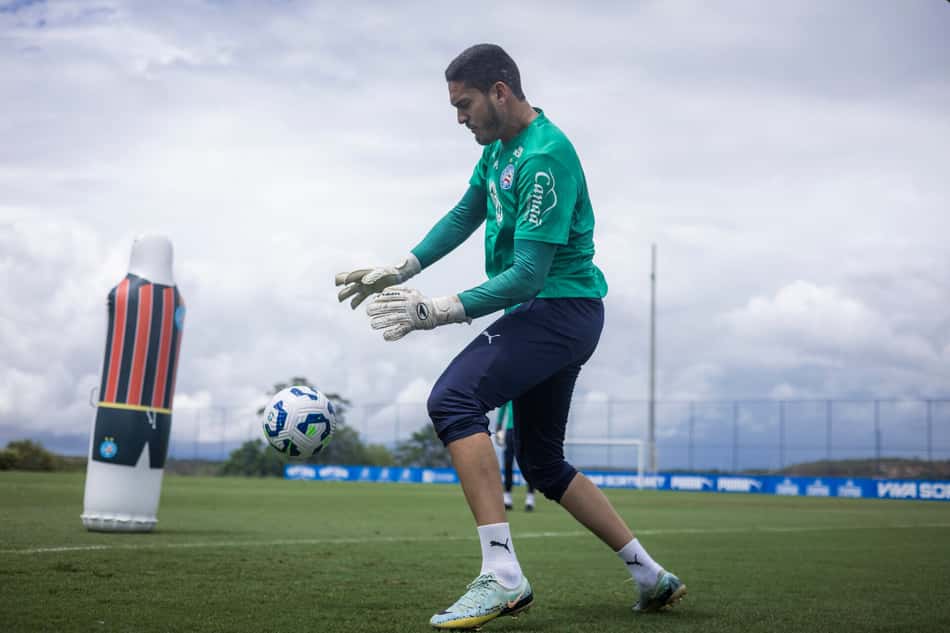 Ronaldo em treino do Bahia Foto: Rafael Rodrigues / EC Bahia