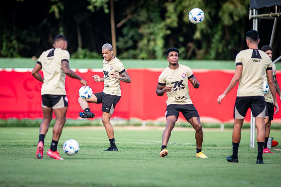 Treino do Vitória no Barradão  Foto: Victor Ferreira / EC Vitória