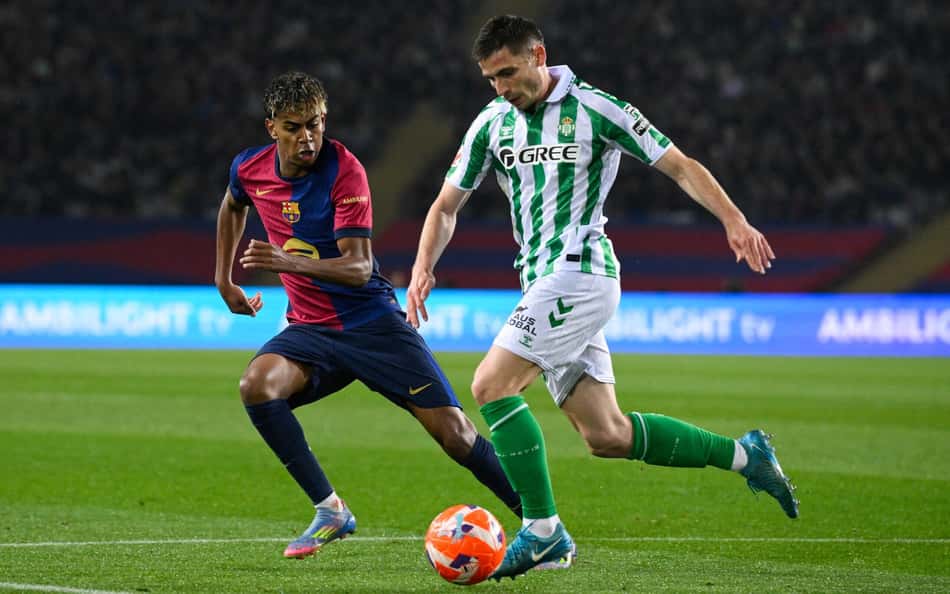 Barcelona empata com Betis e perde chance de abrir vantagem na tabela