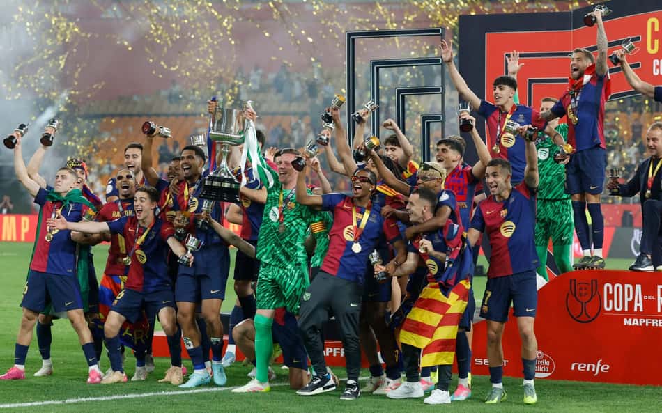 Craque do Barcelona se irrita após título da Copa do Rei: 'Uma vergonha'