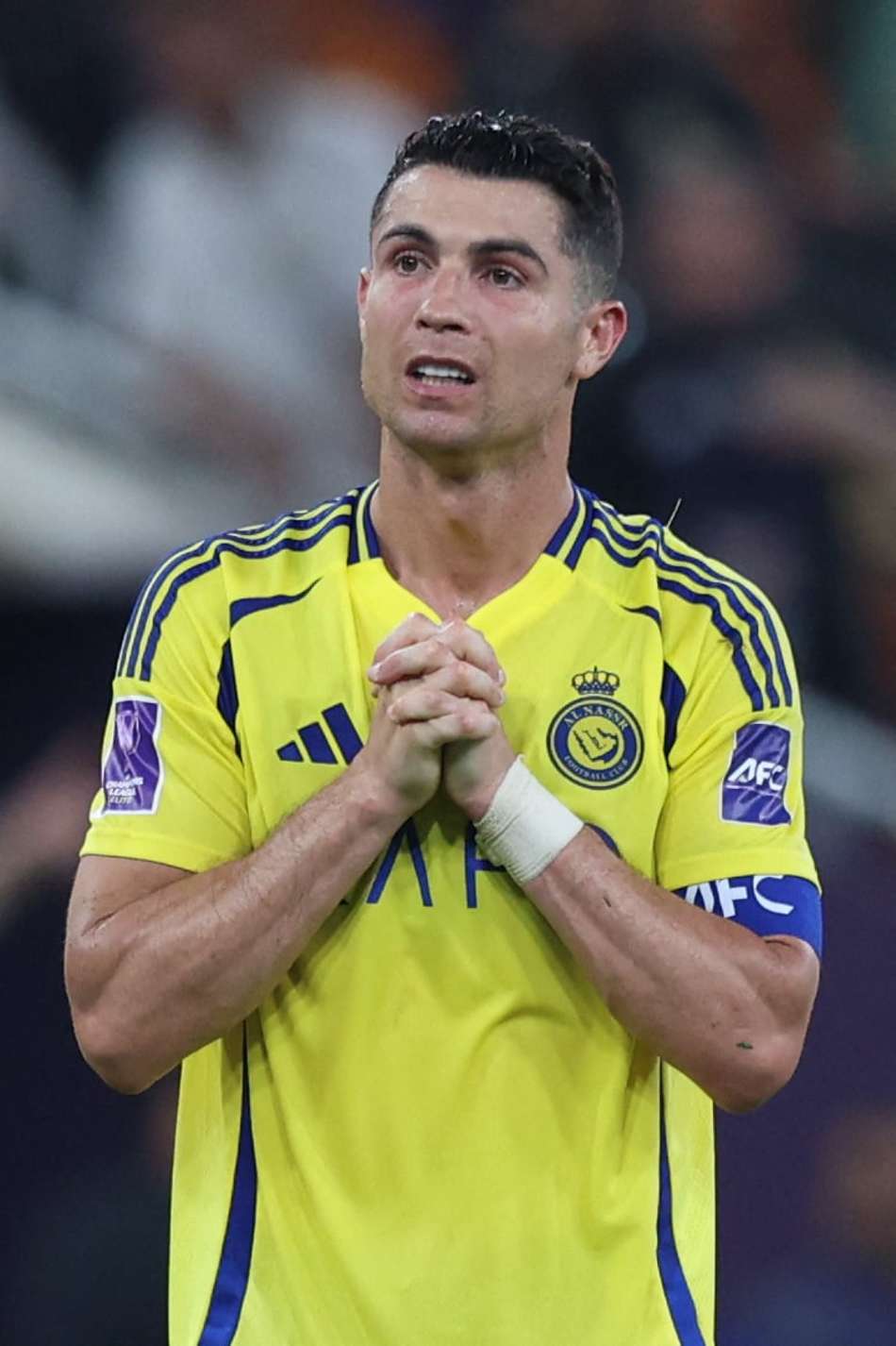 Cristiano Ronaldo lamenta eliminação